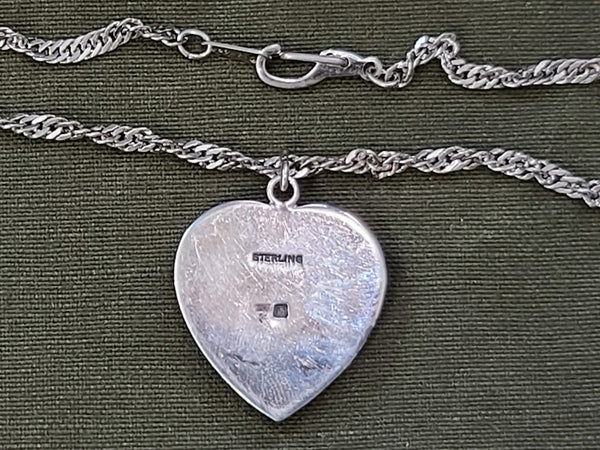 Merchant Marine US Maritime Service Sweetheart Necklace