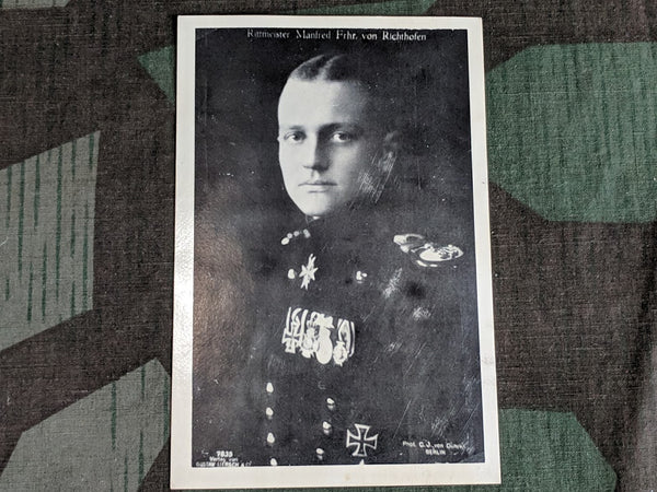 Red Baron Von Richthofen Der Rote Kampflieger 1933 Book (Forward by Göring) & Postcard