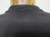 Black Dress with Beading and Soutache <br> (B-35" W-30" H-36")