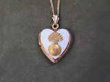 Ordnance Bomb Sweetheart Locket Necklace