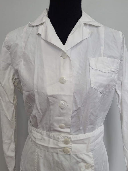 NNC Navy Nurse Hospital Work Dress & Belt <br> (B-40" W-29" H-38")