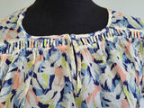 See-thru Flower Print Dress with Belt <br> (B-41" W-35" H-40")