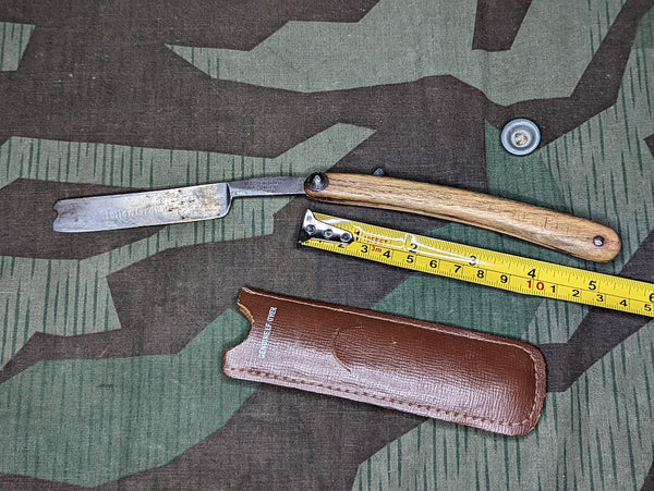 Straight Razor with Wood Handle