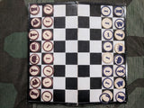 Soldiers Chess Game Set Schach Mühle Dame Complete