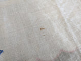Set of Two Flower Embroidery Hankies