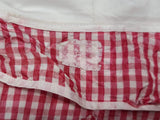 Red and White Checkered Dress (as-is) <br> (B-37" W-29" H-42")