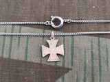 Small Enamel 1914 Iron Cross Necklace