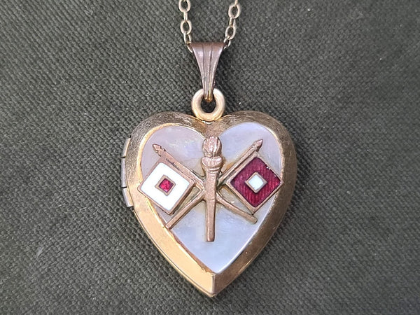 Signal Corps Locket Necklace