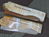 Repro Folding Horn Pocket Combs Deutsche Handarbeit
