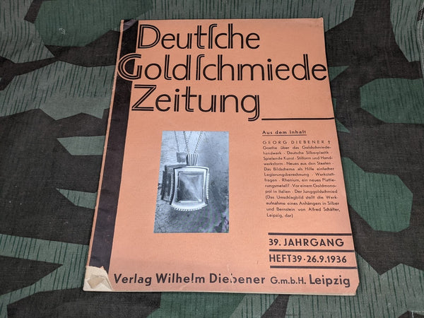 Pre-WWII 1936 German Goldschmiede Zeitung