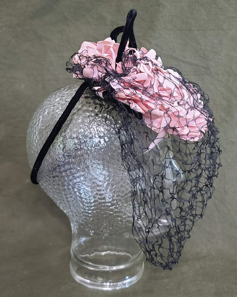 Pink Flower Tilt Hat