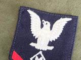 Set of 3 WAVES Mail Clerk Patches (Petty Officer 1st, 2nd and 3rd Class)