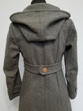 Gray Winter Coat with Hood