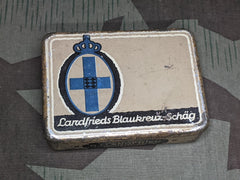 Landfried Blaukreuz Tobacco Tin Empty