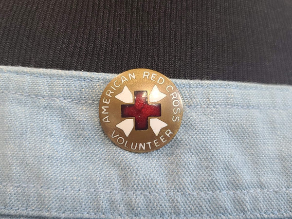 American Red Cross Nurse Aide Apron with Pin (Named) <br>(W-28" H-41")