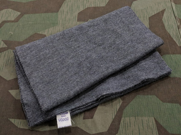 German Gray Wool Blend Scarf