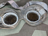German Tinted Leather Goggles Ultrasin
