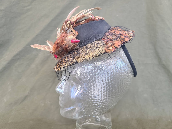 Bird Feather Tilt Hat