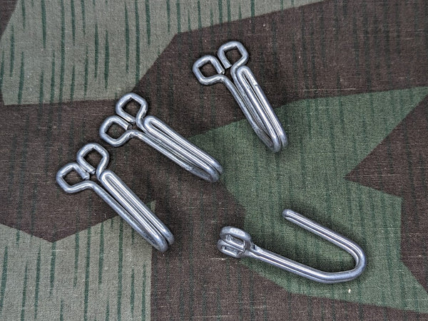 Repro Aluminum Tunic Belt Hooks (Sold Individually)