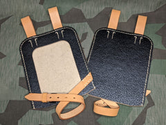Reproduction Black/Brown Preßstoff Straight Shovel Carrier