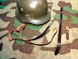 Reproduction WWII German Helmet Chin Strap Leather