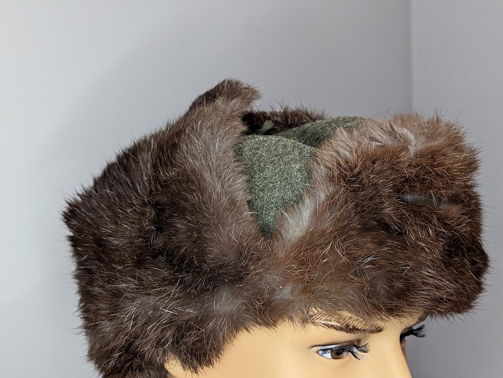 Original Rabbit Fur Hat Size 56-58