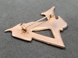 V for Victory Beethoven's 5th Symphony Music Note Pin