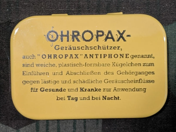 Ohropax Earplug Tin w/ Ear Plugs