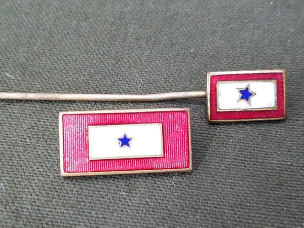 Set of Two Blue Star Son in Service Pins