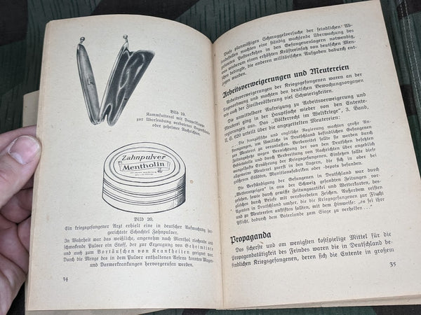 Kriegsgefangene Wehrmacht Book For Handling Prisoners