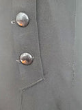 Black Dress with Flower Embroidery Buttons in Back <br> (B-36" W-28" H-39")