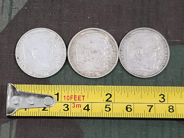 Original Silver 2 Mark Coins