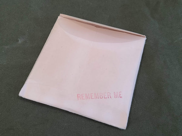 Army Air Corps "Remember Me" Sweetheart Patch Mirror in Envelope