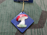 "Viel Glück" Good Luck Mushroom Pin