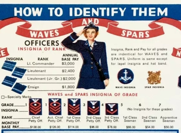 SPARS Coast Guard Officer's Seersucker Jacket <br> (B-35" W-26.5")