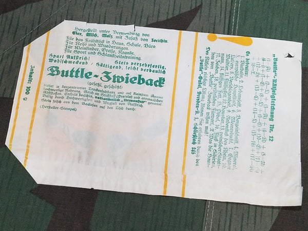 Original Zwieback Bread Paper Sales Bag