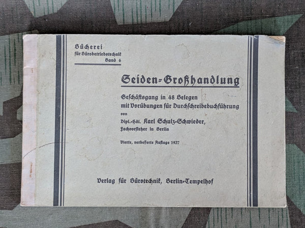Seiden-Großhandlung Receipt Book 1937
