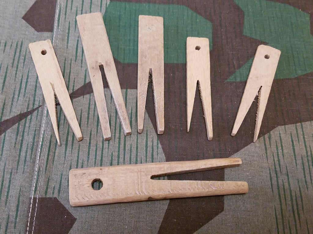 German Wood Clothing Pins (Set of 6)