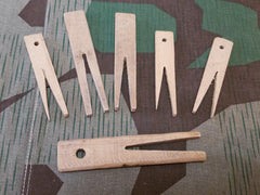 Set of 6 Vinatge German Clothing Pins