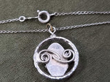 Sterling US Army Eagle Necklace