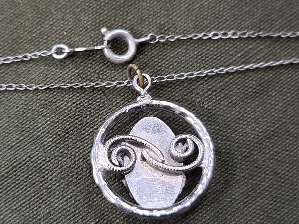 Sterling US Army Eagle Necklace
