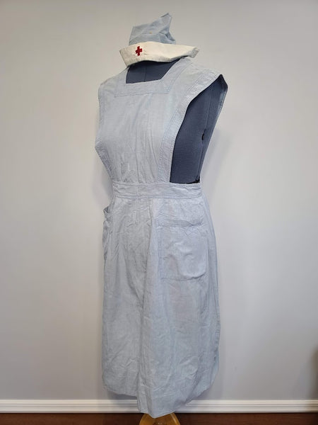 Red Cross Nurse Aide Apron and Hat <br> (34.5" waist)