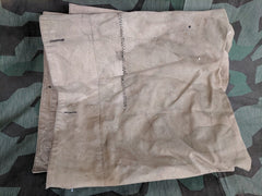 WWII Italian Stained Repaired Shelter Quarter Tent
