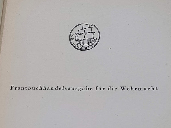 1944 Book Ein Fröhlicher Bursch from Wehrmacht Book Shop