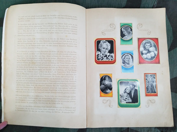 Bunte Filmbilder Cigarette Card Book Full
