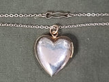 Marine Corps Mother of Pearl Locket Necklace (as-is)