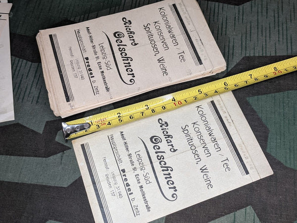 Store Receipt Adolf Hitler Strasse Leipzig