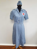 Red Cross Uniform: Dress, Jacket and Garrison Cap <br> (B-38" W-30.5" H-40")