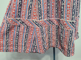 German Stripe Print Dress <br> (B-34.5" W-28" H-37")
