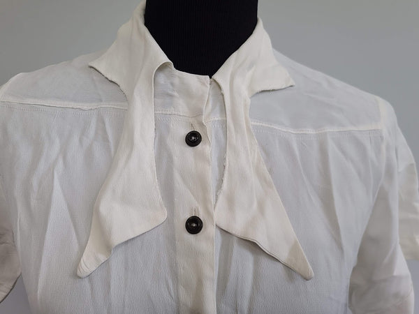 White Blouse and Black Skirt Outfit <br> (B-36" W-28" H-36")